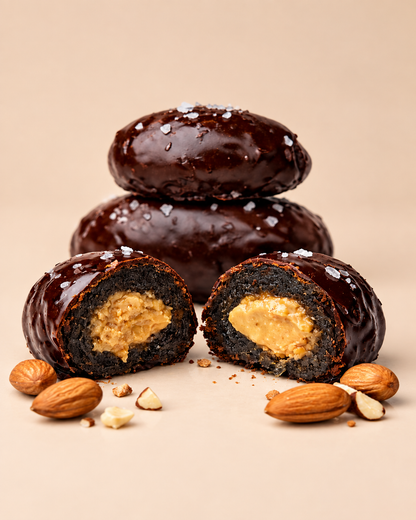 12 Chocolate Covered Medjool Dates- 6 tray box · Almond Butter Stuffed